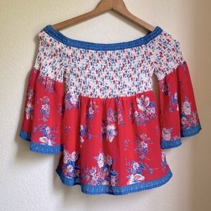 Flying Tomato off the shoulder Top